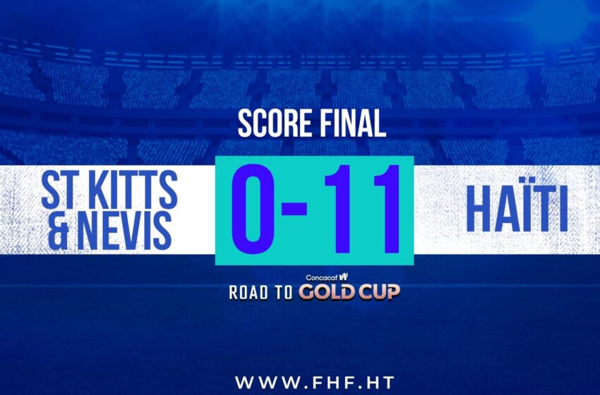  Éliminatoires Gold Cup féminine : Haïti écrase Saint Kitts et Nevis 11-0
