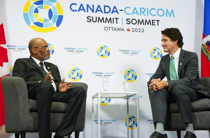  Rencontre clé à Ottawa : Ariel Henry discute de la crise haïtienne avec Justin Trudeau lors du sommet Canada-CARICOM