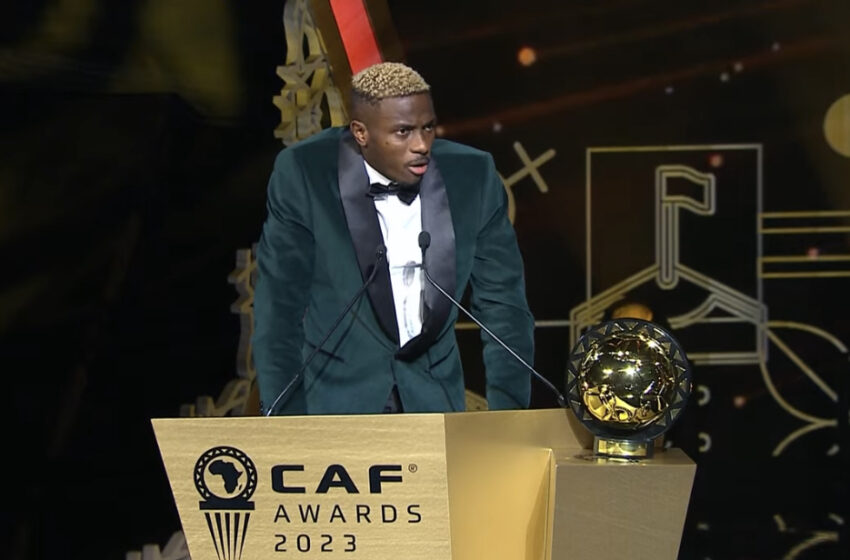  Confédération Africaine Football (CAF) Awards 2023 : Victor Osimhen, élu meilleur joueur africain de l’année