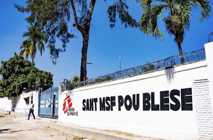 Médecins Sans Frontières répond à l’appel: un nouvel hôpital pour les blessés à Carrefour