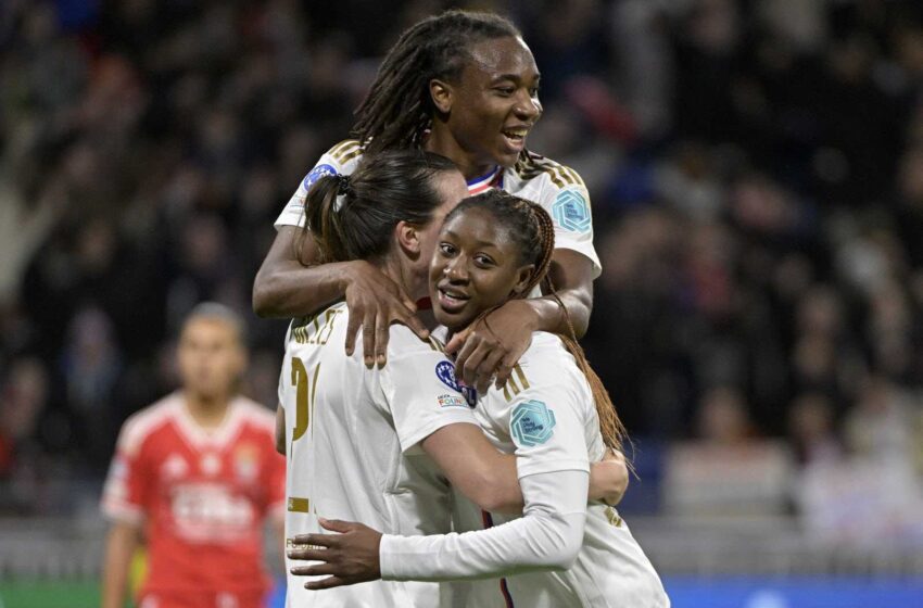  Qualification des Lyonnaises pour les demi-finales de la Ligue des champions féminine