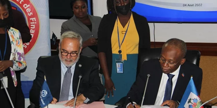  Les 10 accords de don et de financement entre l’Etat Haïtien et les organismes internationaux