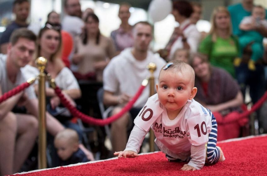  La course de bébés