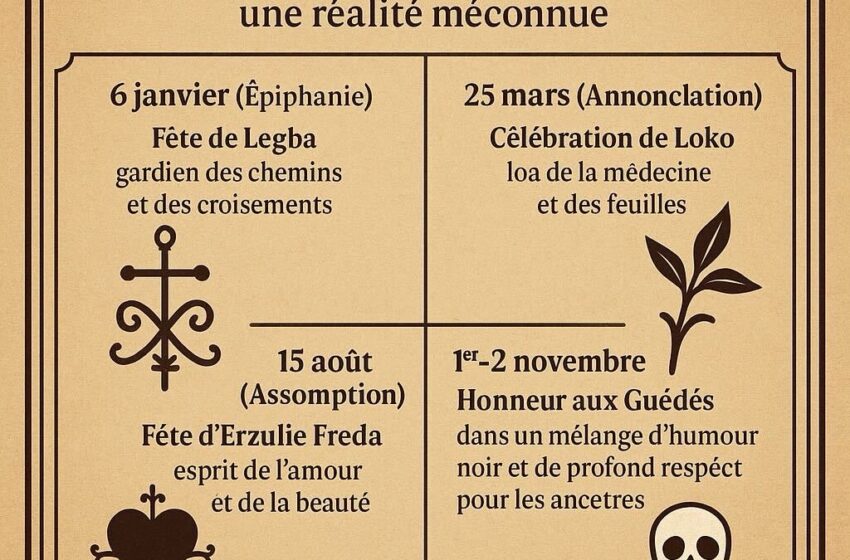  Le calendrier vodou, une réalité méconnue