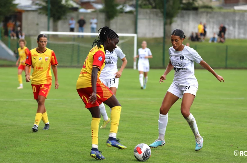  Sherly Jeudy marque lors de son premier match avec le Racing Club de Lens !