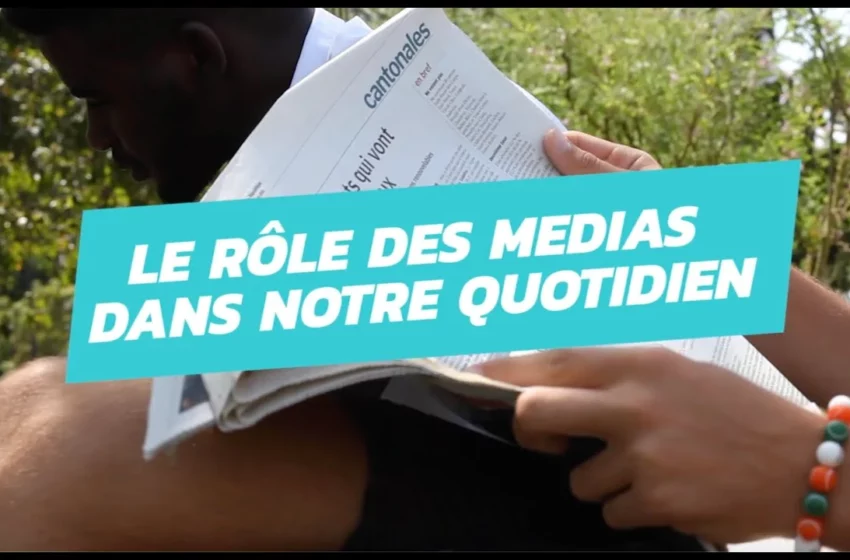  Medya yo gen yon wòl enpòtan pou jwe nan sosyete a. Yo enfòme nou, edike nou, amize nou, sansibilize nou