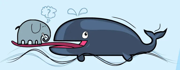  Èske w te konnen lang balèn ble a peze 4 tòn menm jan ak yon elefan ?