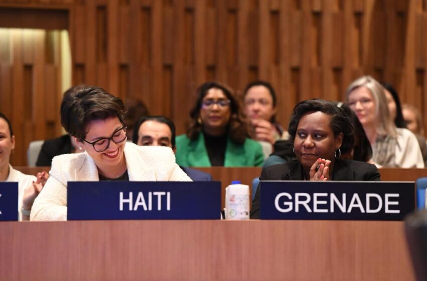  Dominique Dupuy intronisée vice-présidente de l’UNESCO et marque l’histoire avec le créole