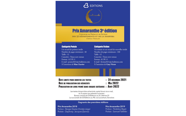  Le Prix Amaranthe 2024 : une ode à la créativité littéraire pour la jeunesse haïtienne