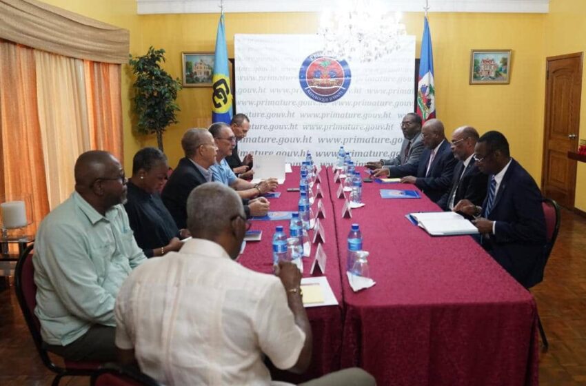 La Caricom présente un plan de transition de 18 mois pour résoudre la crise en Haïti
