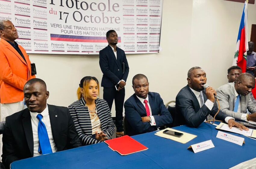  Proposition innovante du « Protocole 17 octobre » pour une gouvernance bicéphale en Haïti