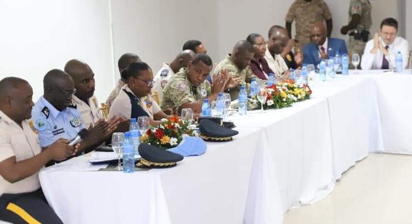  Rencontre entre la PNH et des partenaires internationaux