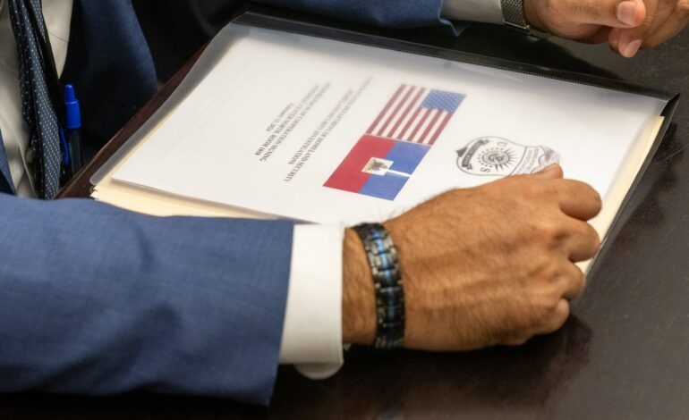  Renforcer la sécurité transnationale : signature d’un protocole entre les États-Unis et Haïti