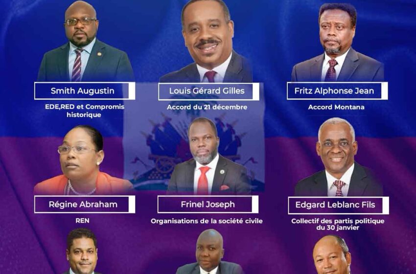  Installation des membres du Conseil Présidentiel de Transition