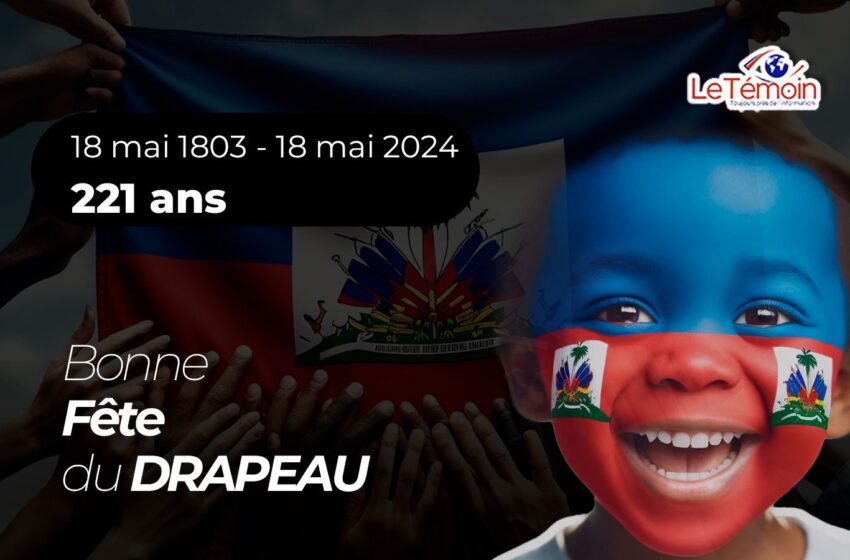  « Ann rasanble anba drapo n » tel est le thème du 221e célébration de la fête du drapeau