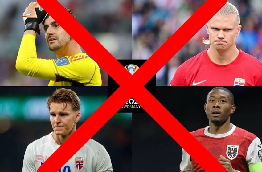  Championnat d’Europe 2024 : les absents de marque de cette 17e Édition