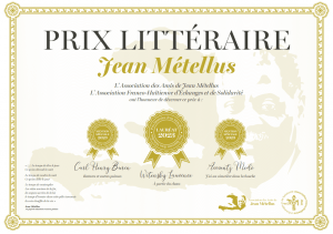  Prix Jean Metellus: le verdict sera publié en septembre !