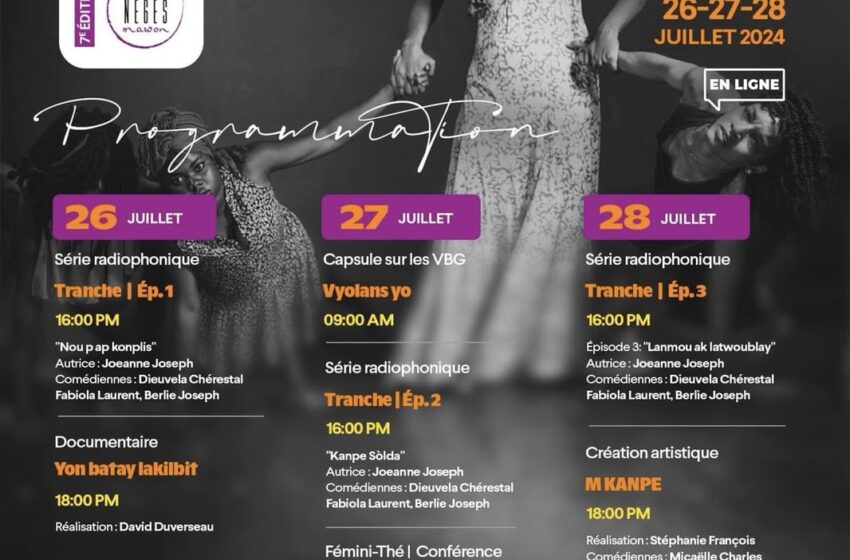  Cap sur «Fragile», la 7e édition du festival féministe de Nègès Mawon