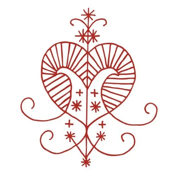  Exploration du vèvè d’Erzulie «Je Wouj»