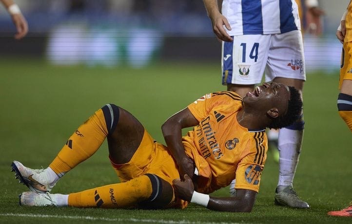  Vinicius Junior souffre d’une blessure musculaire
