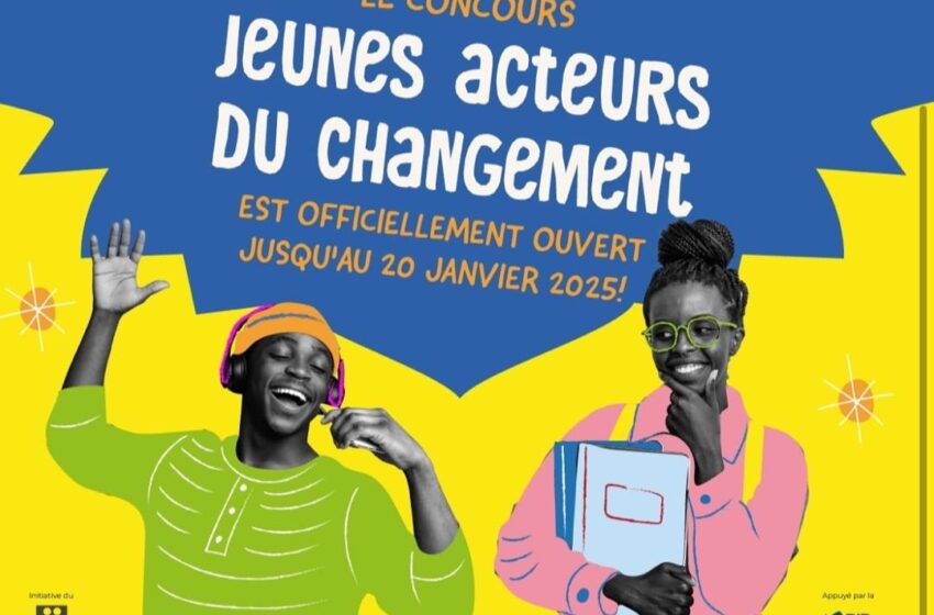  Cap sur le concours « Jeunes acteurs du changement »