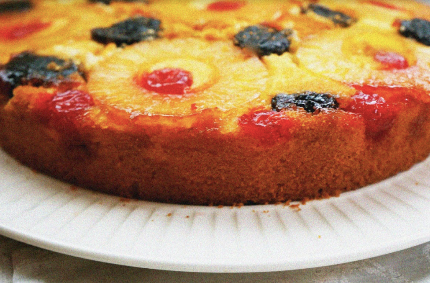  Gâteau aux fruits renversé Haitien