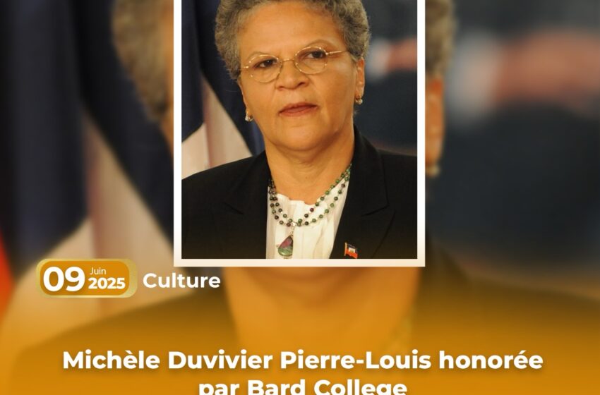  Michèle Duvivier Pierre-Louis honorée par Bard College