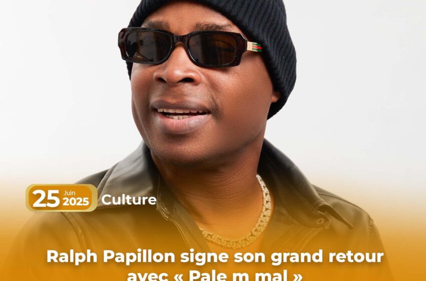  Ralph Papillon signe son grand retour avec « Pale m mal »