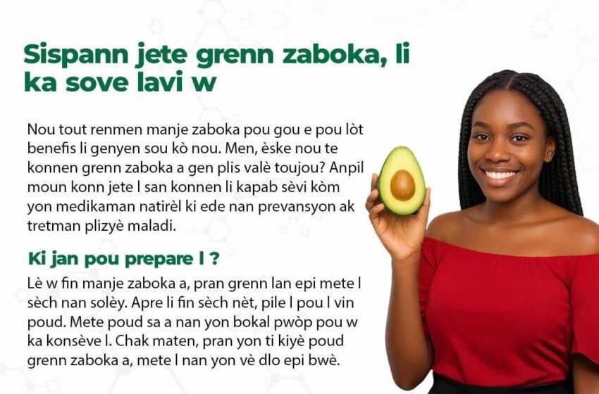  Sispann jete grenn zaboka, li ka sove lavi w