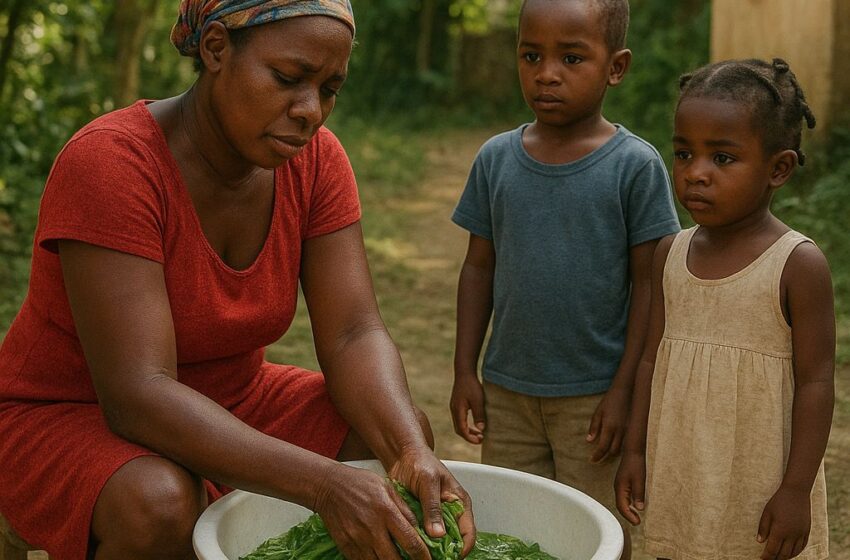  Benyen timoun nan dlo fèy : yon tradisyon fanmiy ki te gen anpil sans