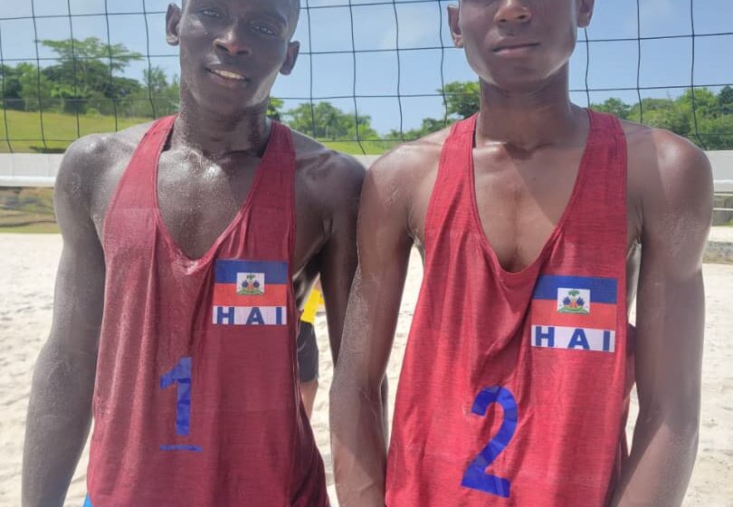  Beach-volley U18 : Haïti domine Aruba et entame parfaitement le tournoi CAZOVA