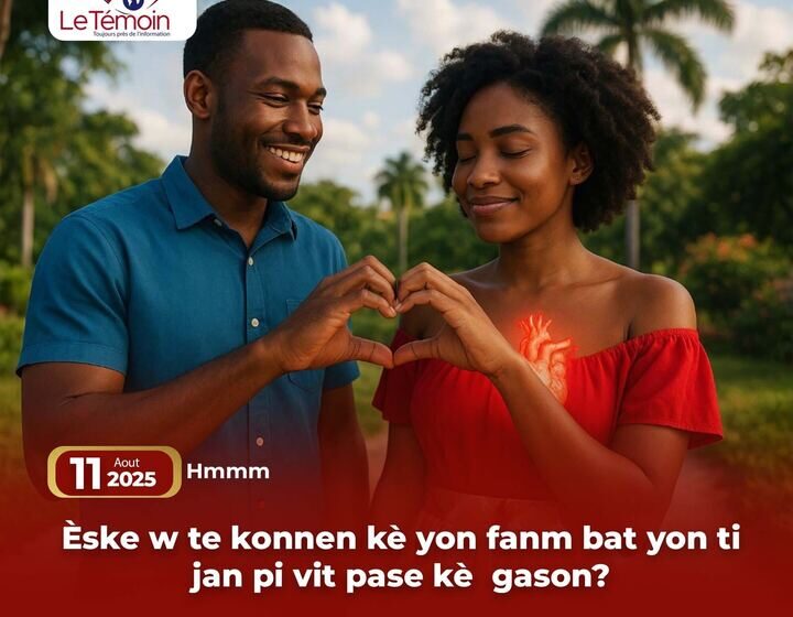  Èske w te konnen kè yon fanm bat yon ti jan pi vit pase kè  gason?