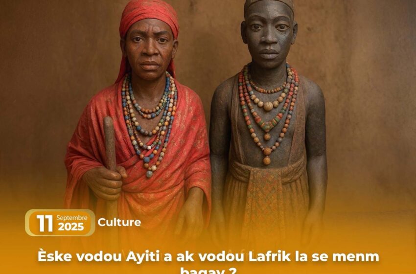  Èske vodou Ayiti a ak vodou Lafrik la se menm ?