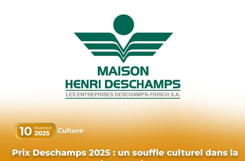 Prix Deschamps 2025 : un souffle culturel dans la tourmente