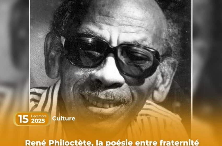 René Philoctète, la poésie entre fraternité et combat