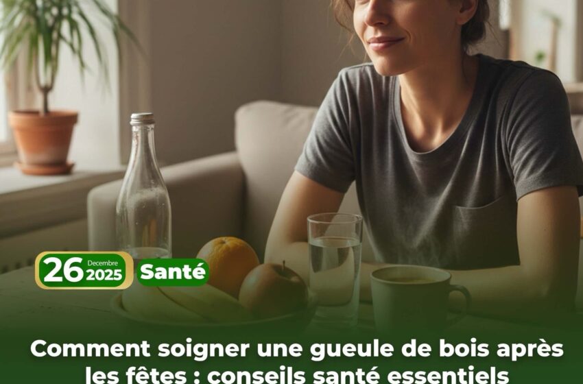  Comment soigner une gueule de bois après les fêtes : conseils santé essentiels