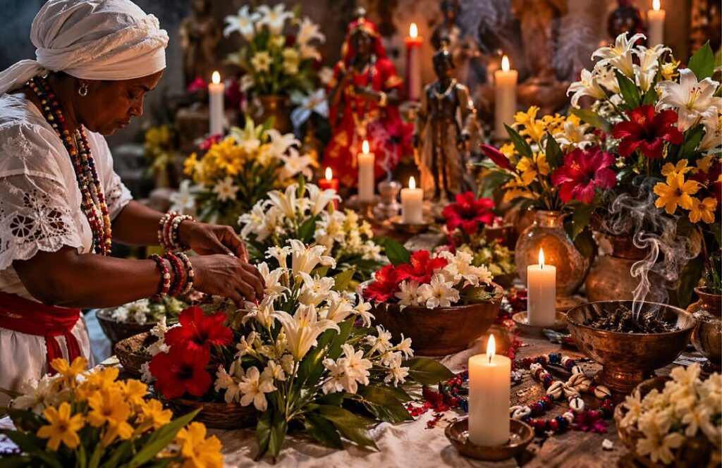 L’importance des fleurs dans les cérémonies vodou