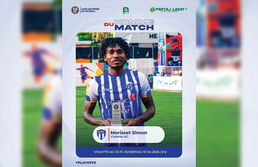 Auteur d’une belle prestation, Morisset Simon a été désigné homme du match