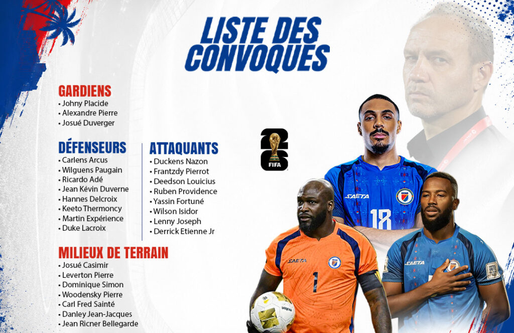 La sélection haïtienne est enfin dévoilée !