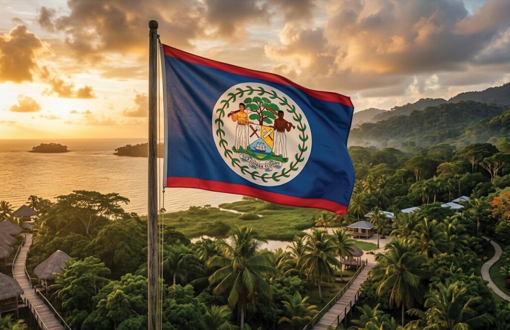 Saviez-vous que le drapeau du Belize est le plus coloré du monde ?