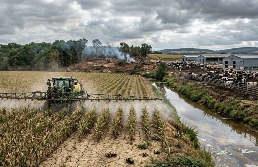 L’agriculture intensive : une menace silencieuse pour l’environnement