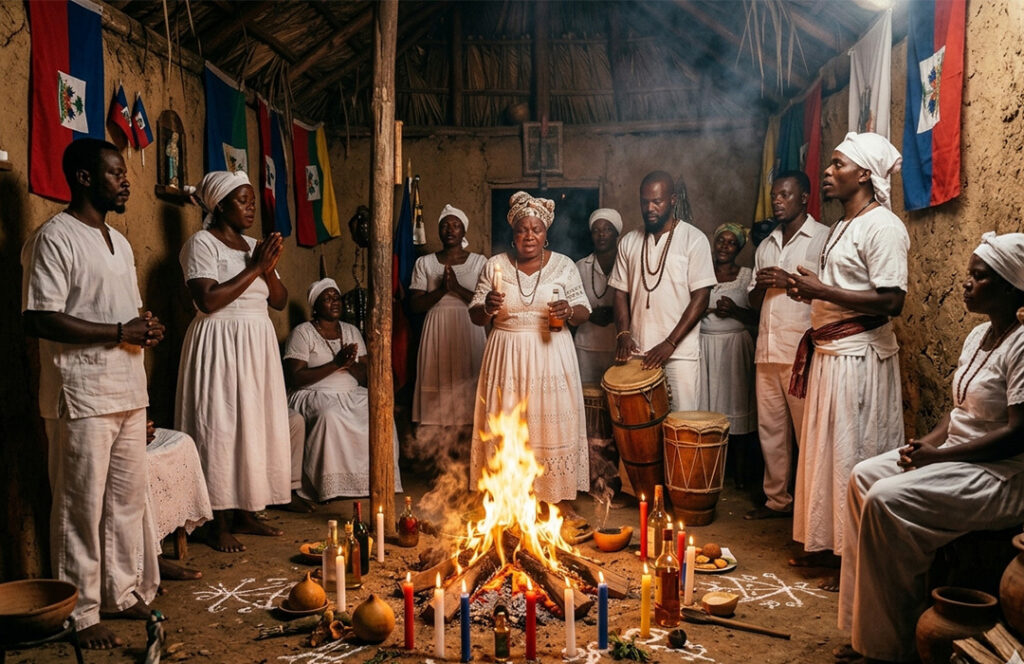 Le feu dans le vodou : entre lumière, purification et lien avec l’invisible