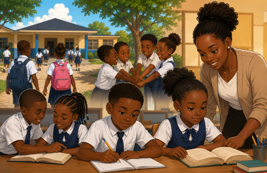 Ayiti / Edikasyon : lekòl la, premye espas kote sitwayen demen yo kòmanse fòme