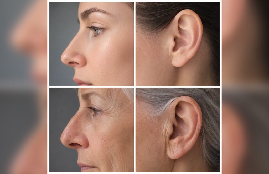 Saviez-vous que le nez et les oreilles continuent de changer avec l’âge ?