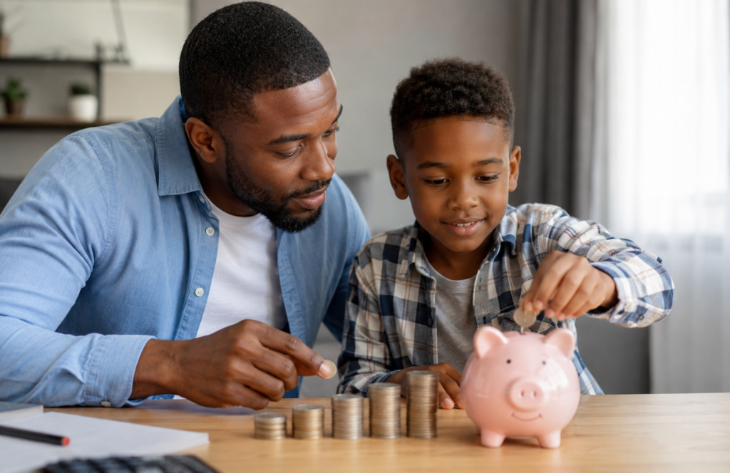 Éducation financière : cinq façons simples d’initier son enfant à la gestion de l’argent