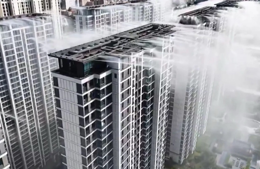 Le système de rideau d’eau : une solution innovante utilisée en Chine contre la chaleur