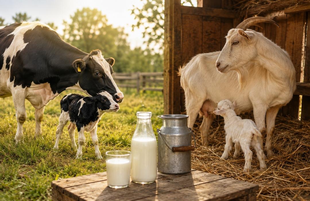 Saviez-vous que le lait des mammifères n’est pas produit pour les êtres humains ?