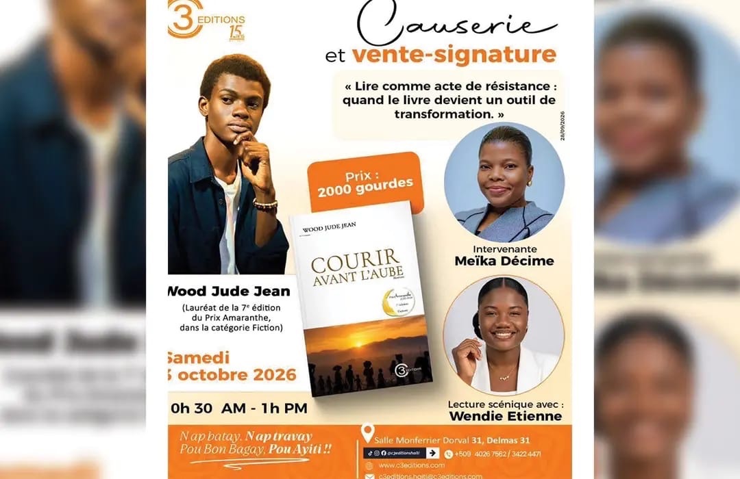 Wood Jude Jean, en vente signature à C3 Édition&nbsp;