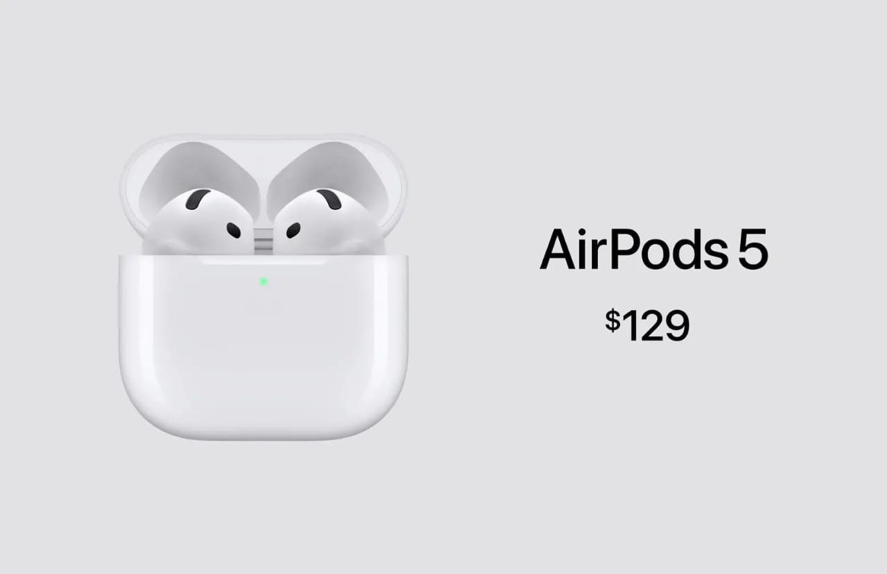 AirPods 5 : Apple prépare des écouteurs plus accessibles dès 129 $, lancement prévu le 18 septembre 2026