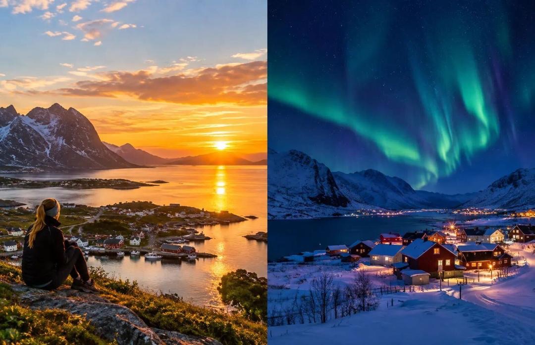Saviez-vous que dans les pays scandinaves situés au-delà du cercle polaire, le Soleil ne se couche pas en été et ne se lève plus du tout en hiver ?